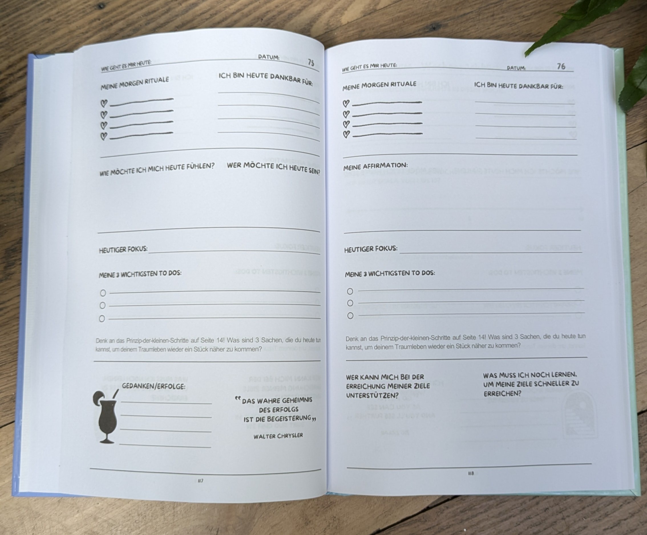 The Dreamlife Journal Journaling Seite